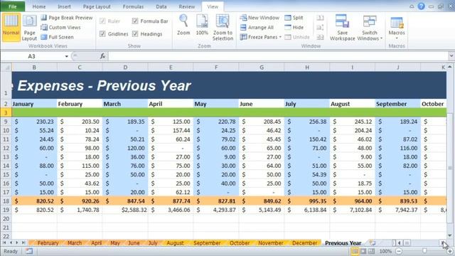 Excel 2010: Freezing Panes смотреть онлайн