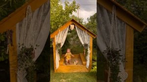 Песочница ЛЕС ЧУДЕС с крышкой и крышей