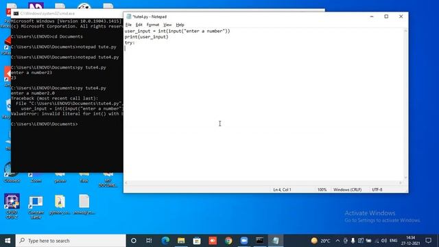4. python try and except смотреть онлайн