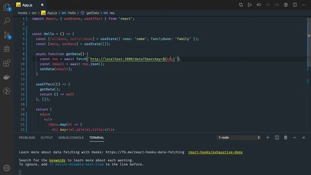 React Hooks useEffect Hook with Async Await #07 смотреть онлайн