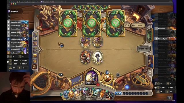 Inner Fire Combo Priest in League of Explorers Hearthstone Twist смотреть онлайн