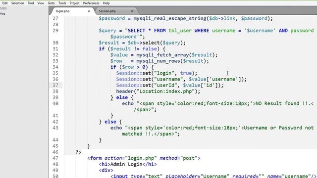 Blog With PHP OOP (Update Session Class) : Part-12.a смотреть онлайн