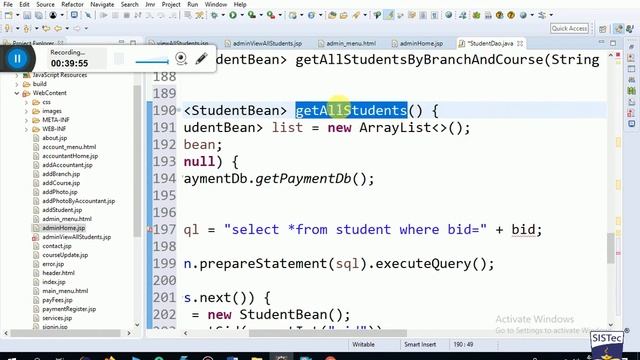 Java Project Development (Part-10) | Rajesh K. Rai | SISTec Gandhi Nagar смотреть онлайн