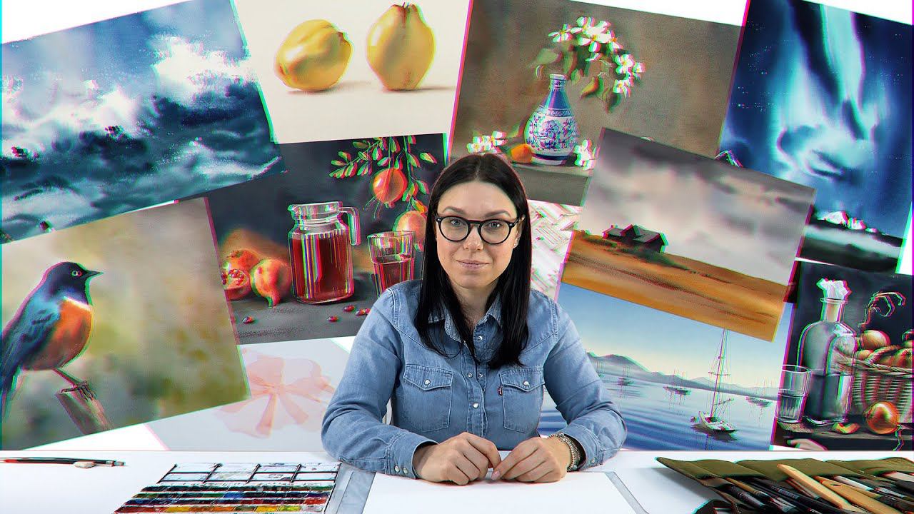 Промо онлайн-курса «Акварельная живопись 2.0» смотреть онлайн