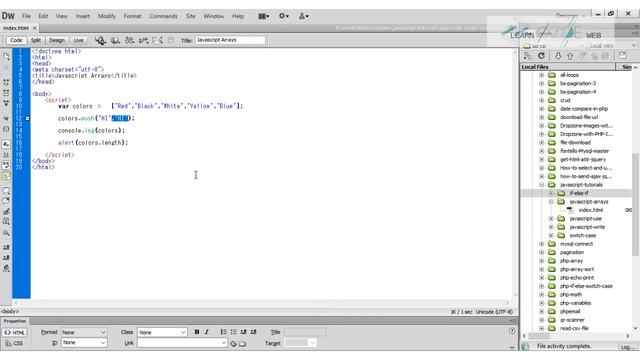 How to use Arrays in JavaScript with example - In Urdu / Hindi - Learncodeweb смотреть онлайн