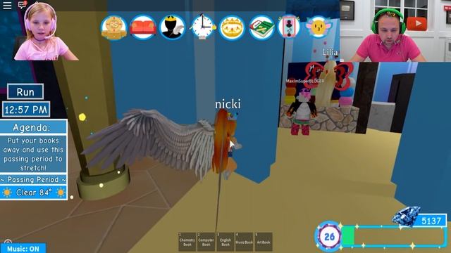 Николь и ПАПА в ШКОЛЕ ФЕЙ / Я- Королева в Royale High School ROBLOX/ Летсплей РОБЛОКС с Николь смотреть онлайн
