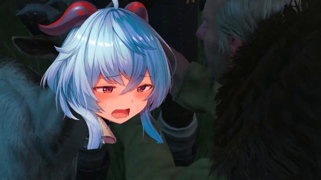 Witcher Geralt x Ganyu Crossover [ The Witcher 3 x Genshin Impact ] A Princess in Distress смотреть онлайн