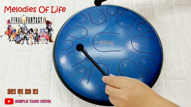 Melodies Of Life - Final Fantasy IX (Tank Drum Easy Tabs)