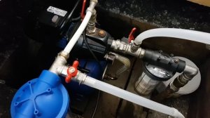 Запуск насосной станции / Как быстро закачать воду /