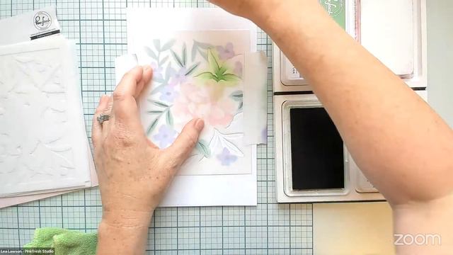 Live with Lea: Blooming Peony card featuring new & original ink colors together смотреть онлайн