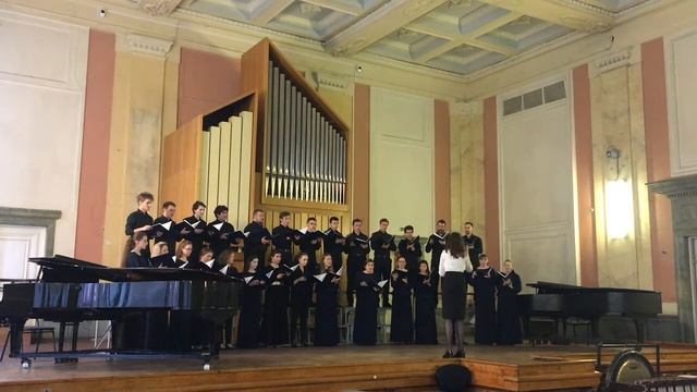 2019 - Государственный экзамен по дирижированию. Дирижирует Дарья Рыбцова (смешанный хор) смотреть онлайн