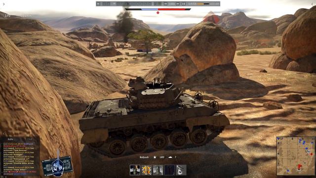 War Thunder-M18 Hellcat Realistic Gameplay смотреть онлайн