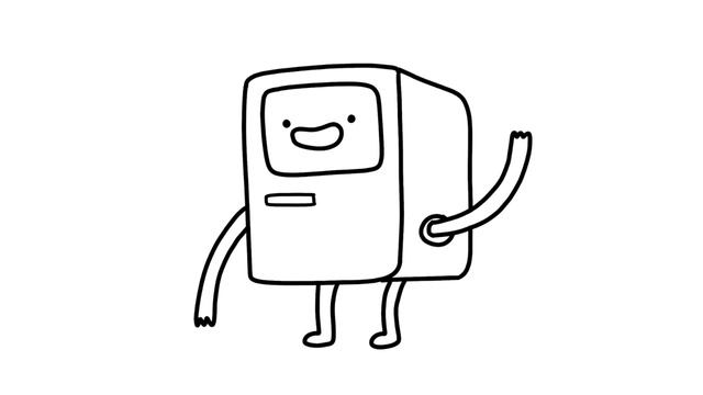 Как нарисовать BMO Время приключений | легко шаг за шагом смотреть онлайн