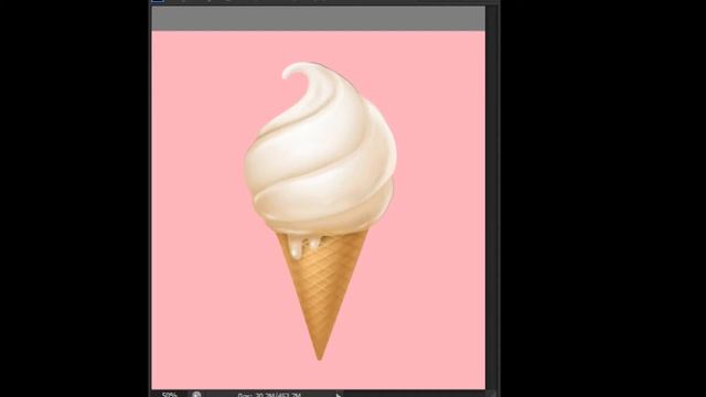 ice cream with chocolate CG ART мороженое с шоколадом, проба отрисовки смотреть онлайн