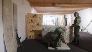 Метание гранаты из за горизонтального укрытия