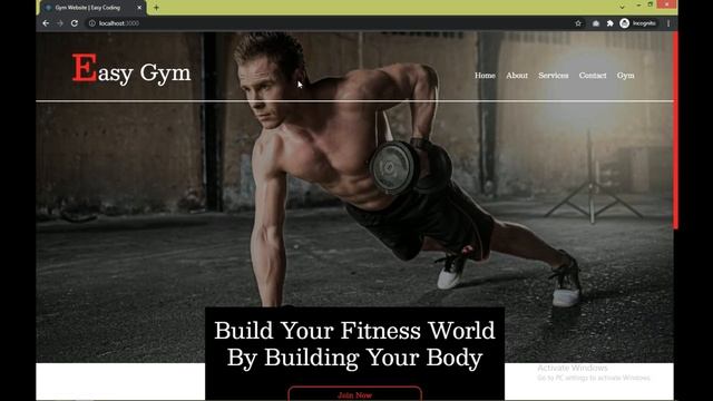 Gym Website Using React JS - Build a Complete Gym Website in 1 Hour (Official Gym Website) смотреть онлайн