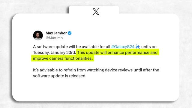 Samsung Galaxy S24 Ultra - BIG Software Update Fix смотреть онлайн