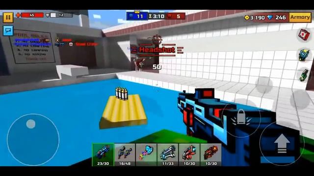 Pixel Gun 3D - Blinder VS Mega Gun VS Sub Zero смотреть онлайн