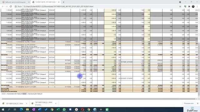 21020 - лицевые счета КН смотреть онлайн