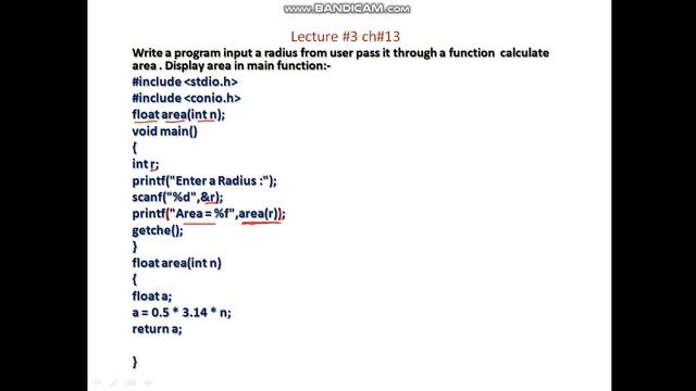 lec 4 return value using function, print in main function , смотреть онлайн