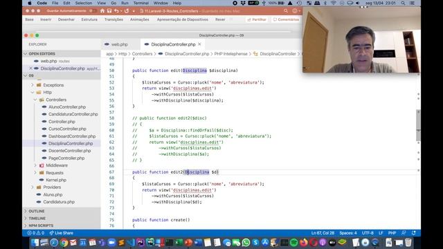 Laravel Routes & Controllers смотреть онлайн
