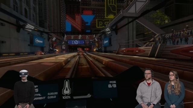 WipEout Omega Collection - VR Gameplay | PS Underground смотреть онлайн