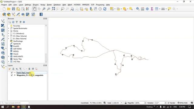 QGIS Tutorials 11: Importing GPS Data & Convert To Shapefile Using QGIS | QGIS Beginners | GPX File