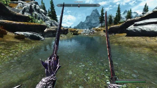 Skyrim playing with mod Sharpshooters Extreme Graphics Vision ENB -1 смотреть онлайн