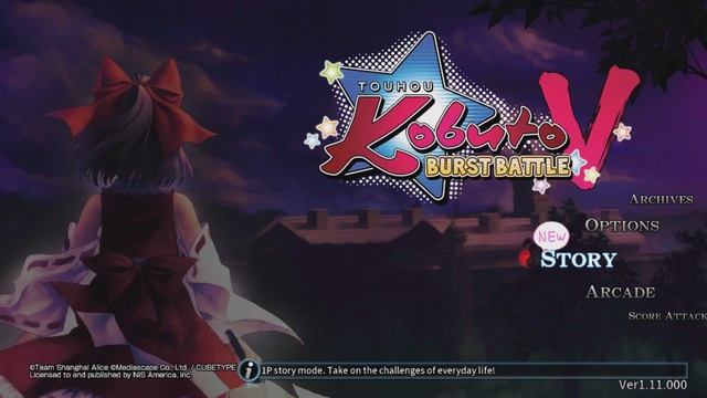 Touhou Kobuto V Burst Battle Vita Gameplay