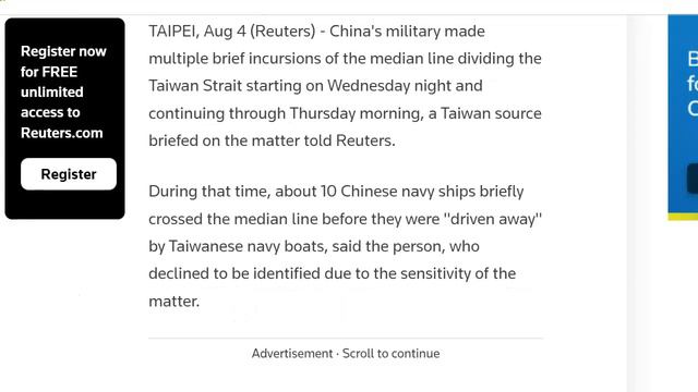 Taiwan Crisis: Military Exercises and Incursions - Brief Update смотреть онлайн