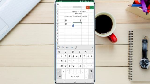 Histograma en Excel desde un Smartphone Android o ios смотреть онлайн