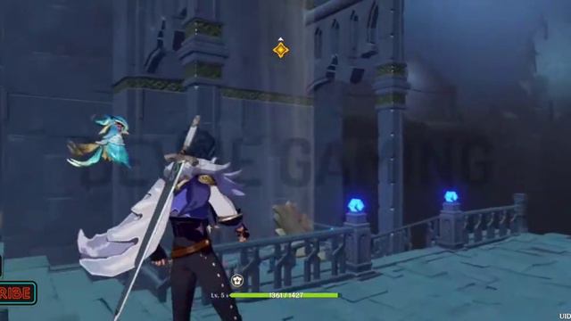 Genshin Impact Prologue Act 1: The Outlander Who Caught the Wind - Temple Of The Wolf - Walkthrough смотреть онлайн