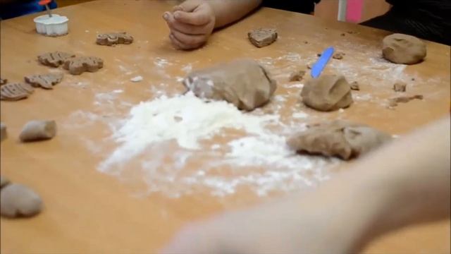 Елочные игрушки из солёного теста смотреть онлайн