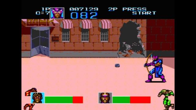 Sega Mega Drive 2 (Smd) 16-bit Captain America and the Avengers Scene 1