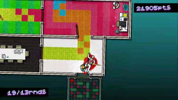 Прохождение 11 уровня в Hotline Miami Android на геймпаде