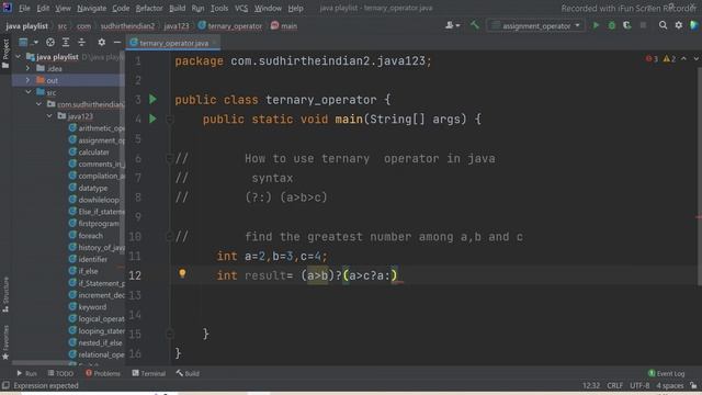 #33 How to use Ternary Operator in Java ? Ternary Operater क्या होता है ? смотреть онлайн