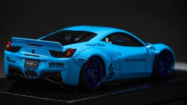 LB Works 458 “Baby Blue” “Blue Wheels” 1/43 by FuelMe models смотреть онлайн