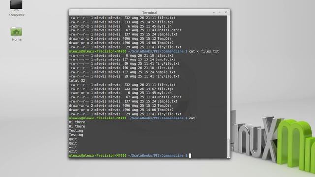 I/O Redirection (Command Line) смотреть онлайн