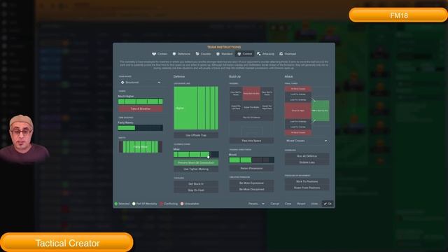 FM18 | How to use the New Tactical Creator | Football Manager 2018 смотреть онлайн