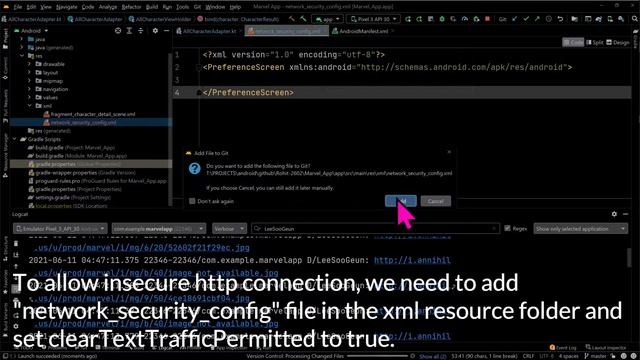 How to Allow insecure "http" url connection in an Android App using NetworkSecurityConfig? смотреть онлайн