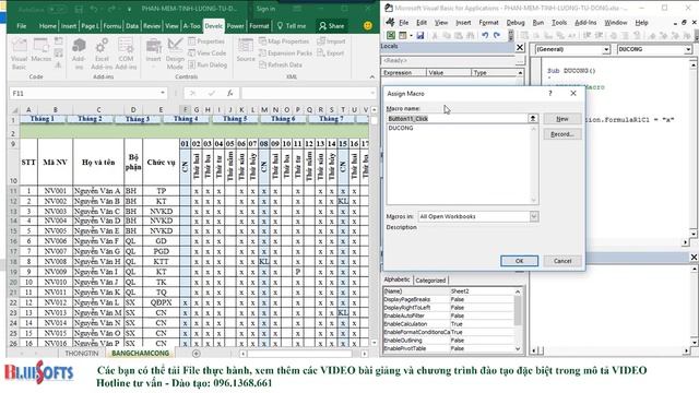 VBA#2: Cách tạo (Record) Macro trên Excel 2003,2007,2010,2013,2016 смотреть онлайн