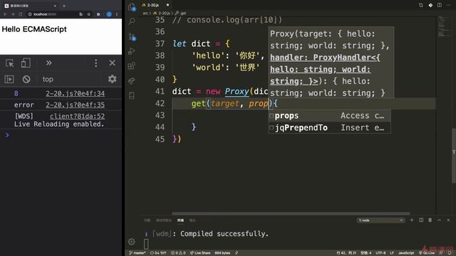 3.12 代理Proxy（上）｜ECMAScript2015（ES6）之新特性｜从ES6到ES11JS全版本JavaScript语法详解 смотреть онлайн
