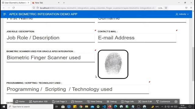 Oracle APEX Web Biometric Fingerprint Authentication DEMO - This is NOT A TUTORIAL смотреть онлайн