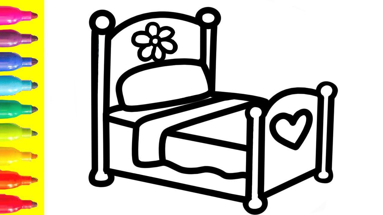 Bolalar Uchun To'shakni Qanday Chizish Kerak& How To Draw A Crib For Children