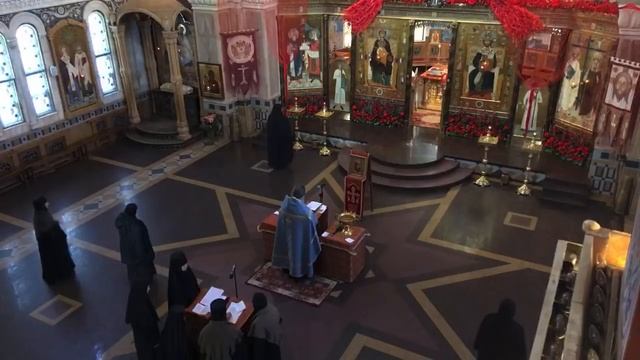 01.05.2020. Акафист перед иконой "Всецарица". Запись трансляции богослужения. смотреть онлайн
