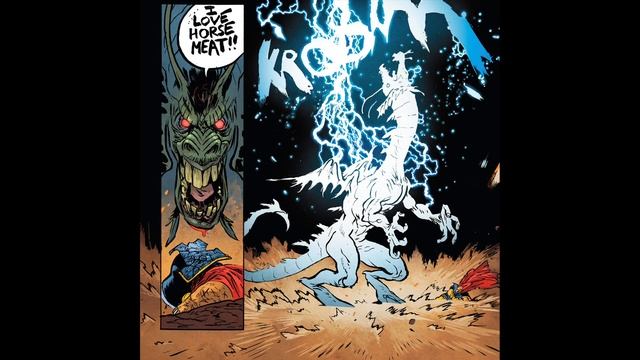 Beta Ray Bill Fights Symbiote Fin Fang Foom Without Stormbreaker смотреть онлайн