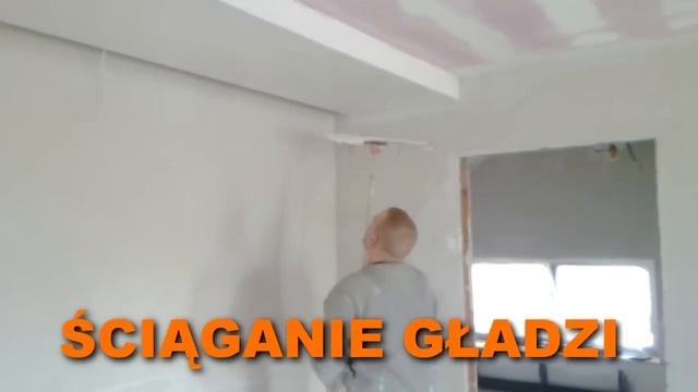 Wykonanie gładzi, szpachlowanie agregatem hydrodynamicznym Airlessco HSS 9000.Tynk-Tech.Kraków смотреть онлайн