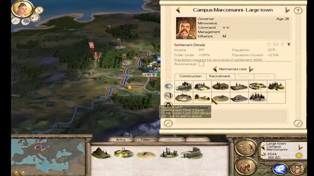 Let's play Rome Total War Barbarian Invasion l Ep 1 смотреть онлайн