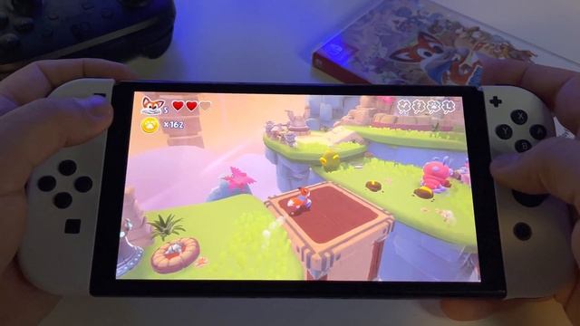 New Super Lucky's Tale - REVIEW | Switch OLED handheld gameplay смотреть онлайн