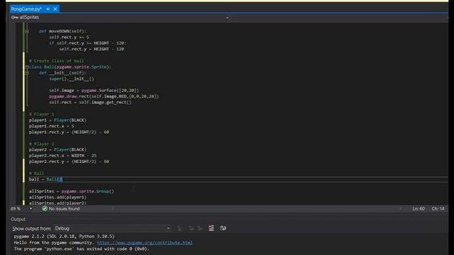 Learn To Code Pong Game In 5 Steps Using Pygame | Python смотреть онлайн